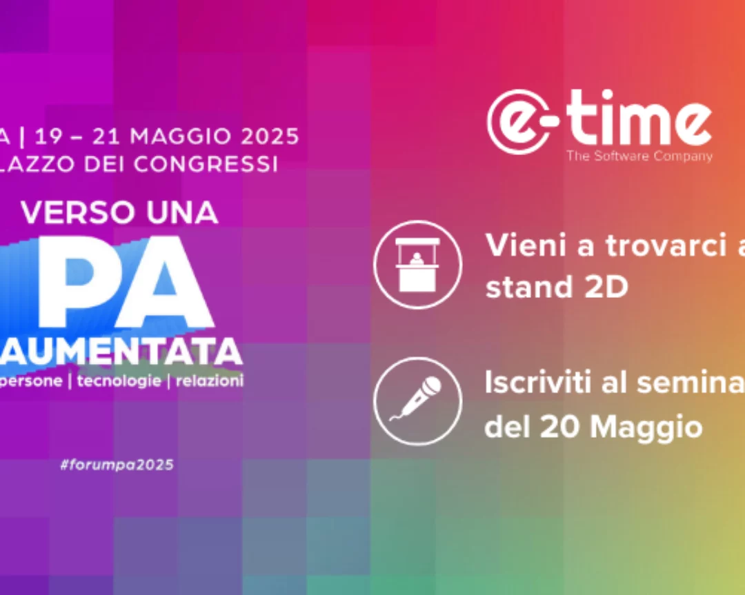 E-time al Forum PA 2025