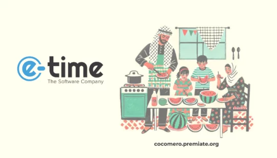 E-time con Cocomero: un gesto per il popolo palestinese